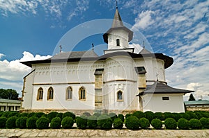 The cathedral in Roman, Romania