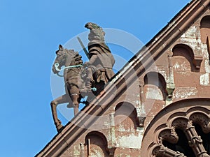 Cathedral roof detail, Mainz