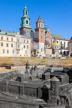 Cathedral. royal castle Wawel, KrakÃ³w city, UNESCO, Poland