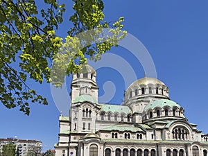 Cathedral Saint Alexander Nevski in Sofia, Bulgaria