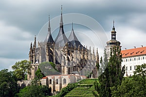 Cathedral of The Saint Barbora in Kutna Hora