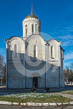 Cathedral of Saint Demetrius 1191 in Vladimir, Russia