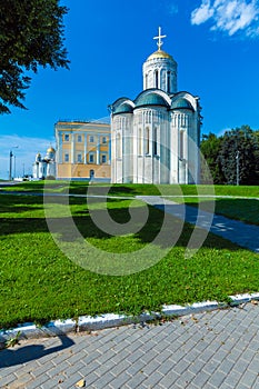 Cathedral of Saint Demetrius (XII c.) in Vladimir, Russia