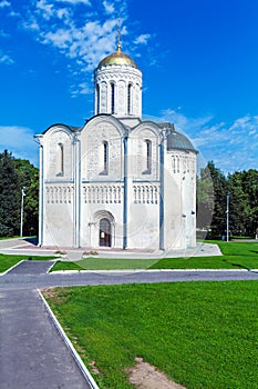 Cathedral of Saint Demetrius XII c. in Vladimir, Russia