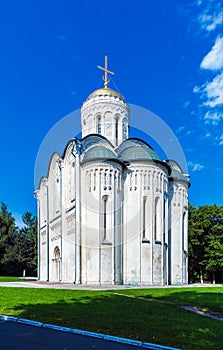 Cathedral of Saint Demetrius XII c. in Vladimir, Russia