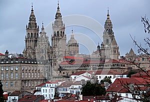 Cathedral of Saint James (Catedral de Santiago de Compostela) in Santiago de Compostela, Spain photo