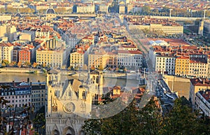 Cathedral Saint-jean and Lyon old town