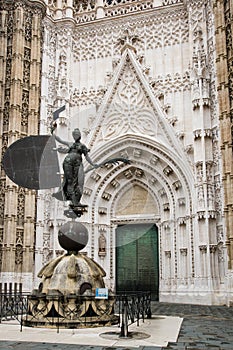 The Cathedral of Saint Mary of the See in Seville