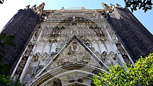 The Cathedral of Saint Mary of the See in Seville, Spain