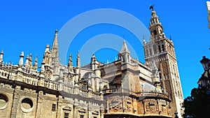 The Cathedral of Saint Mary of the See in Seville, Spain