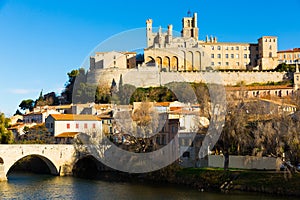 Cathedral of Saint Nazaire and Old Bridge, Beziers