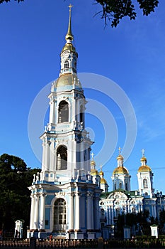 Cathedral Saint Nicholas of the sailors in Saint Petersburg