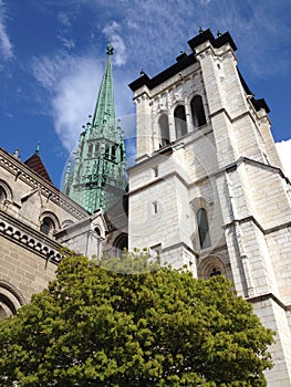 Cathedral Saint Pierre in Geneve, Switzerland