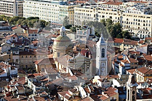 Cathedral Sainte-Reparade In The Old Town Of Nice France