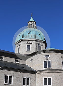 Cathedral of Salzburg town in Austria photo