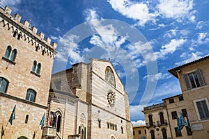 The Cathedral of San Feliciano in the square of Foligno