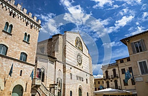 The Cathedral of San Feliciano in the square of Foligno