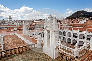 Cathedral San Felipe Neri Monastery at Sucre, Bolivia photo