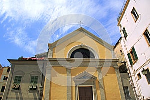 Cathedral in San Remo, Italy photo