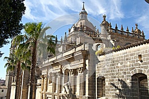 Cathedral of San Salvador city of Jerez de la Frontera photo