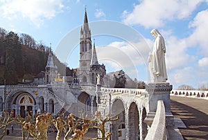 Cathedral-sanctuary of Lourdes France