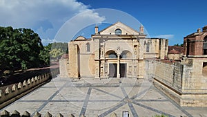 The Cathedral of Santa Mara la Menor in the Colonial City of Santo Domingo.