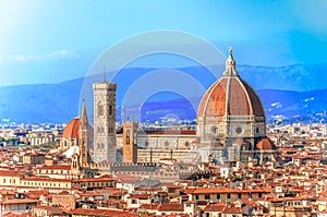 The cathedral Santa Maria del Fiore in Florence