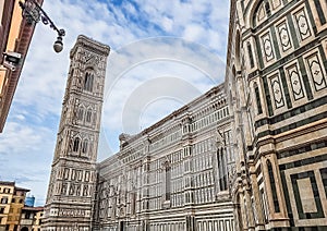 Cathedral of Santa Maria del Fiore,florence Firenze, italy with blue sky