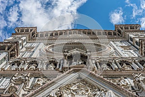 Cathedral Santa Maria del Fiore with magnificent Renaissance dome designed by Filippo Brunelleschi in Florence, Italy