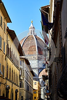 Cathedral of Santa Maria del Fiore view from street