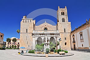 Cathedral Santa Maria Nuova of Monreale near Palermo in Sicily Italy.