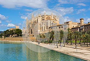 Cathedral of Santa Maria of Palma La Seu, Palma de Mallorca, Spain