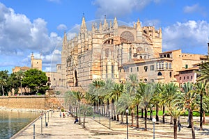 Cathedral of Santa Maria of Palma La Seu, Palma de Mallorca, Spain