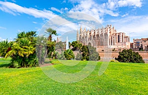 Cathedral of Santa Maria of Palma La Seu, Palma de Mallorca, Spain