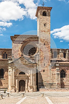 The Cathedral of Santa Maria in Siguenza in the province of Guadalajara Castilla la Mancha, Spain