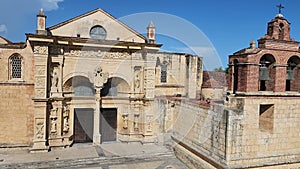 The Cathedral of Santa María la Menor in the Colonial City of Santo Domingo.