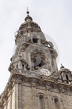 Cathedral of Santiago de Compostela in Galicia, Spain