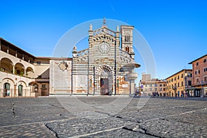 Cathedral of Santo Stefano in Prato, Italy photo