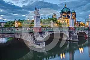 The Cathedral and the Schlossbruecke in Berlin photo