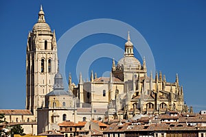 Cathedral of Segovia from Mirador de la Piedad photo