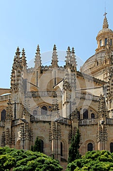 Cathedral of segovia, spain, the spiers