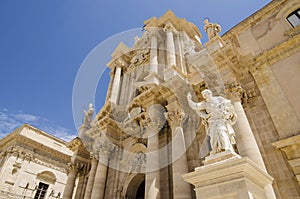 Cathedral of siracusa, sicily photo