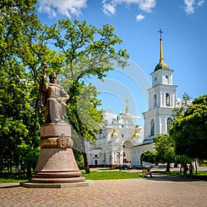 At Cathedral Square in Poltava is a monument to Hetman Ivan Maze