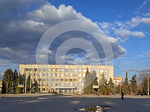 On Cathedral Square Sloviansk, spring