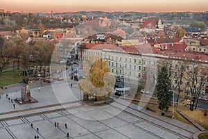 Cathedral Square in Vilnius, Lithuania