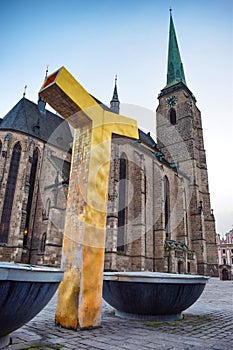 Cathedral of St. Bartholomew in Pilsen, Czech Republic