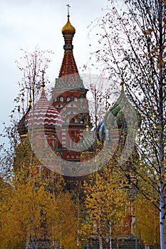 Cathedral of St. Basil the Blessed on Red Square.