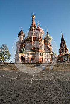 Cathedral St. Basil's in Moscow, Russia