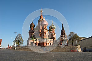 Cathedral St. Basil's in Moscow, Russia