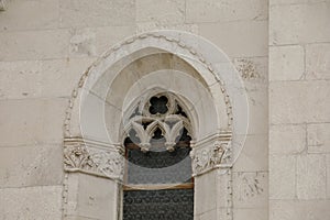 Details of the Cathedral of St Jacob at Sibenik Old Town, Croatia, Europe